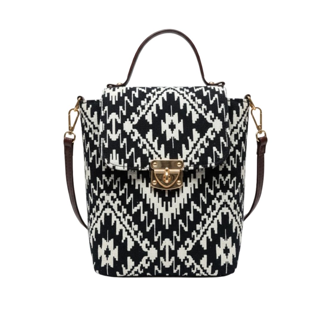 Stylish Double Handle Sling Bag for Everyday Use 162